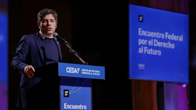 Kicillof prepara el lanzamiento nacional del Movimiento Derecho al Futuro con un plenario federal. Foto: Agencia NA (prensa PBA)