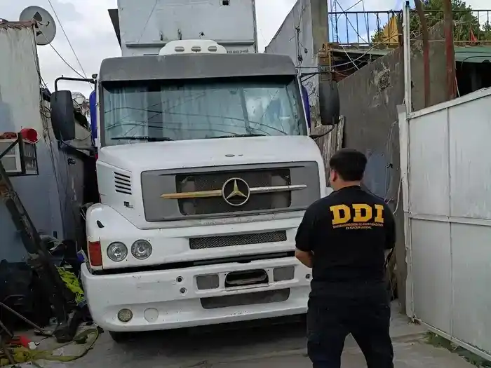 camión robado