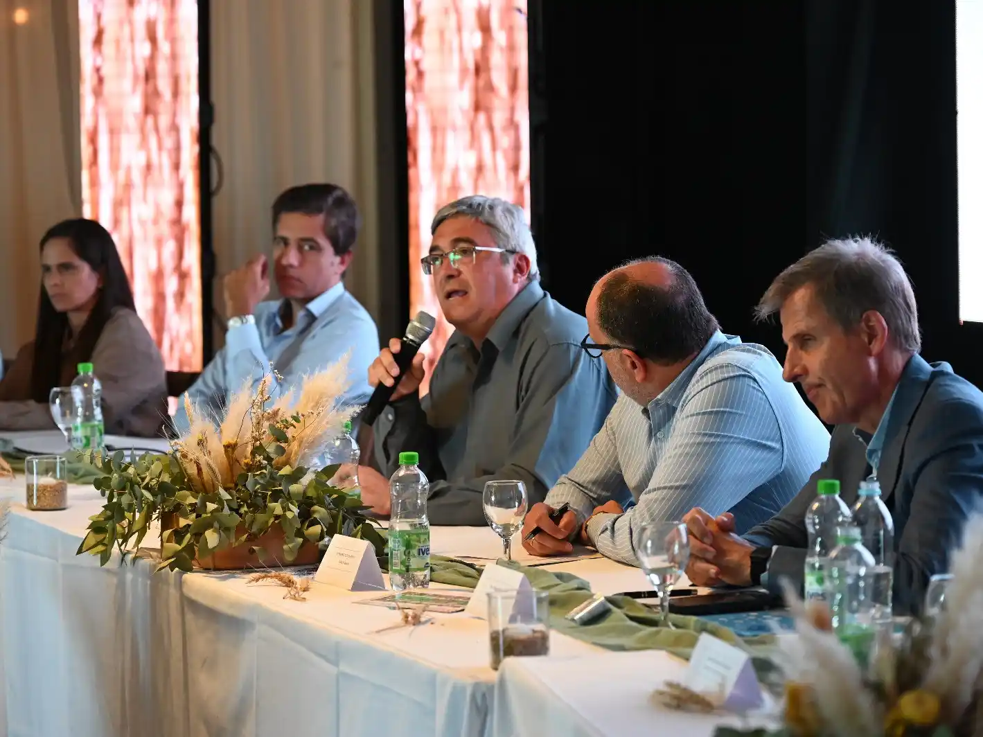 Encuentro. Reunió a referentes del sector productivo