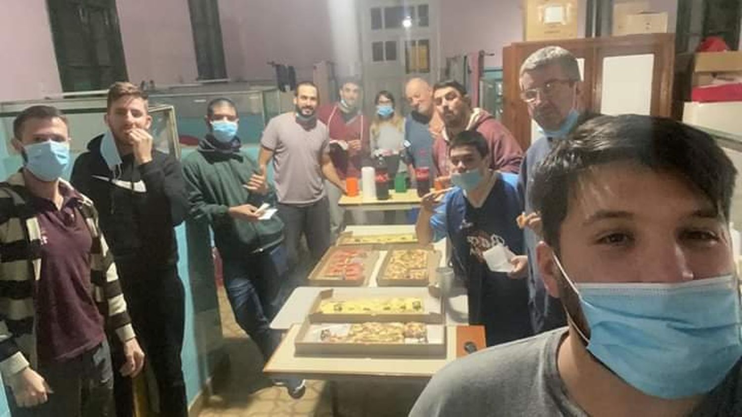 La foto que las propias personas aisladas subieron a las redes sociales 