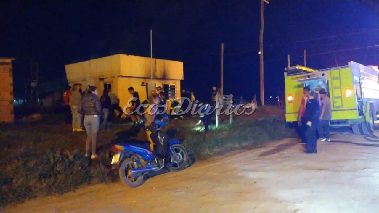 Principio de incendio en 108 y 55