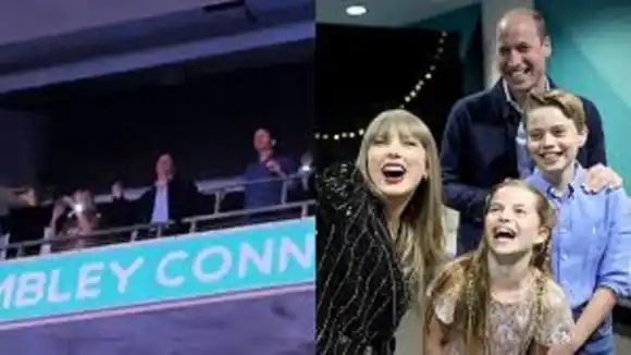 ¡»Shake it Off»! El príncipe William y sus hijos gozaron el concierto de Taylor Swift en Londres