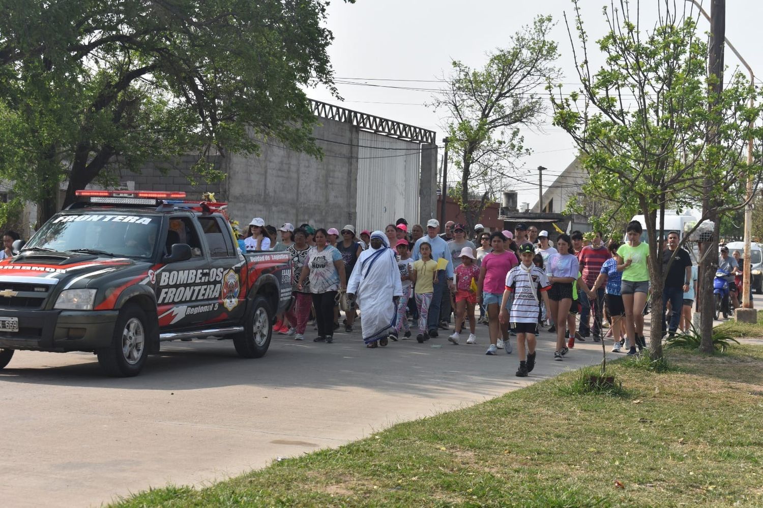 Festejos patronales en Frontera.