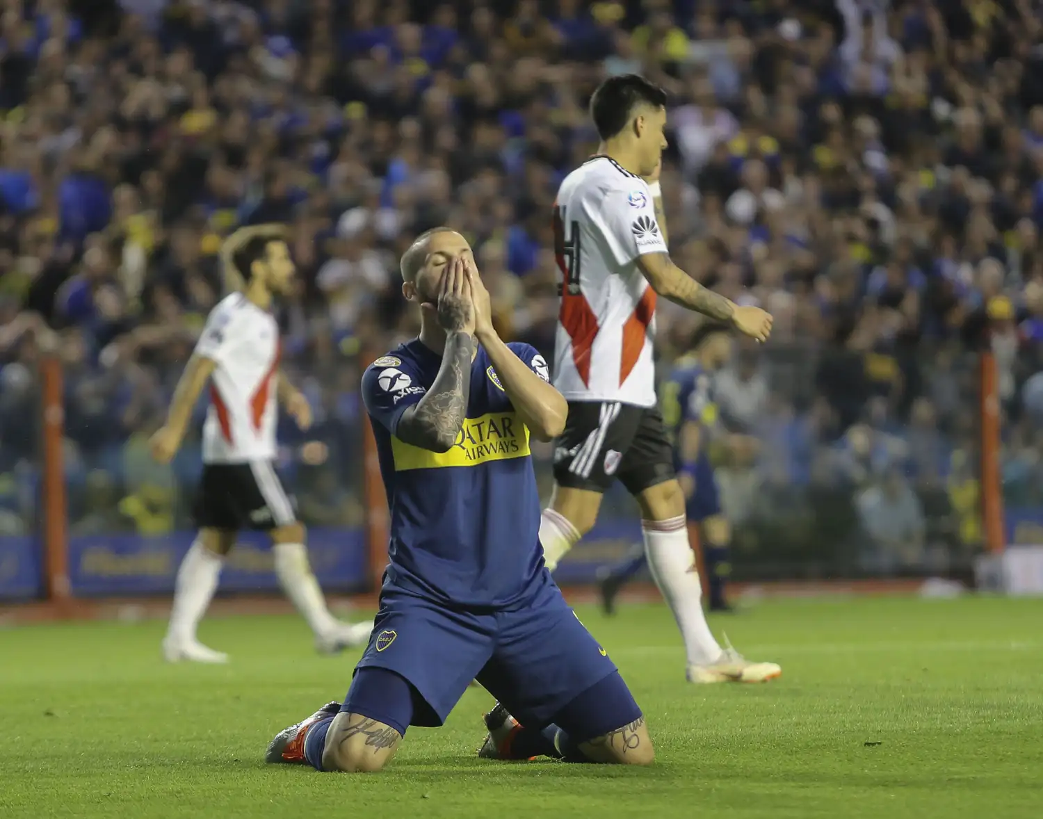 “Fue un golpe duro”, dijo Benedetto del superclásico