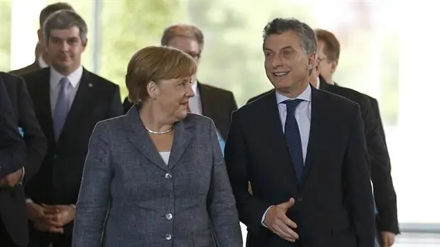 Macri recibe mañana a la canciller alemana, Ángela Merkel, en Casa Rosada