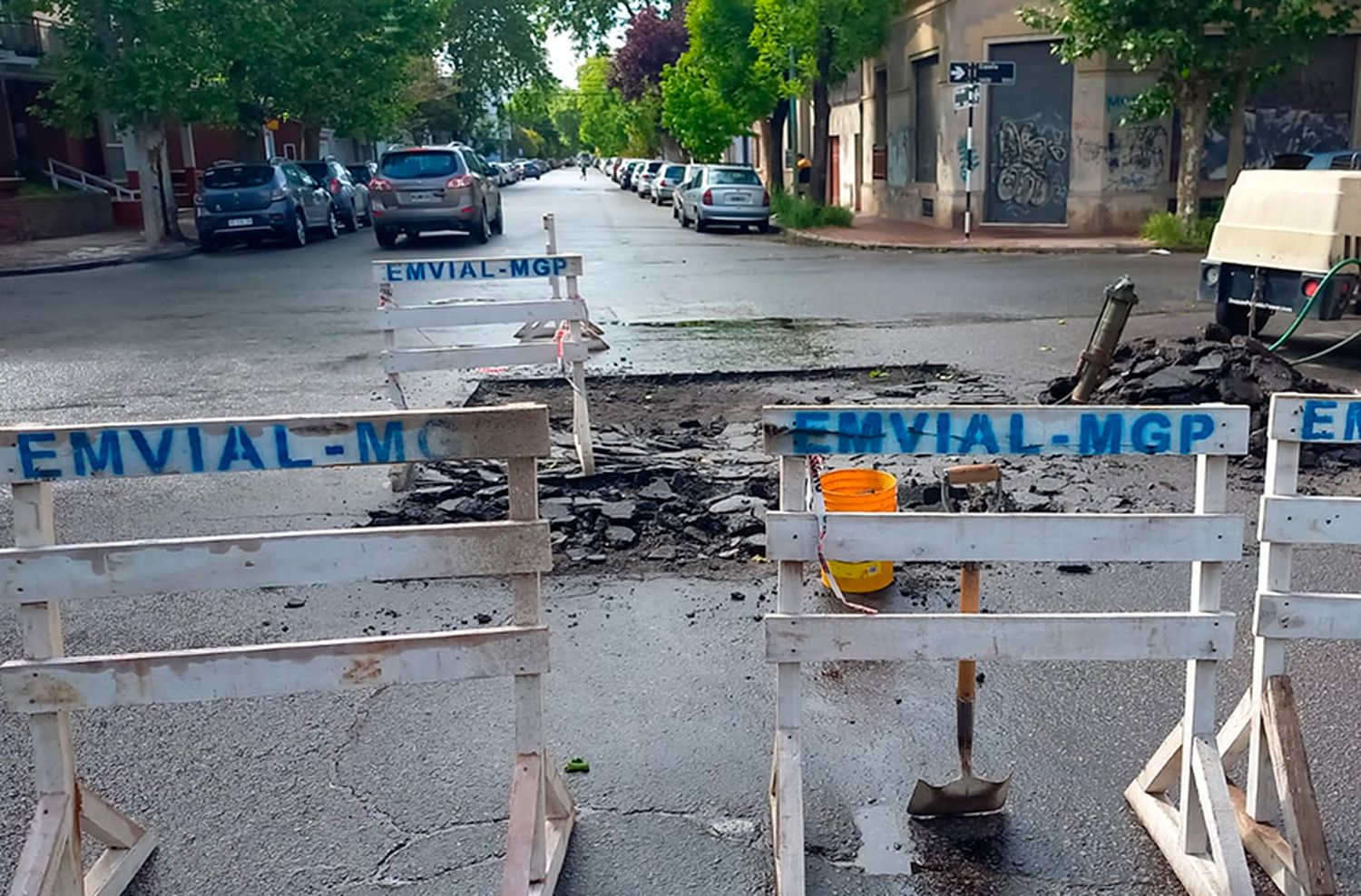 Cortes de tránsito por distintas obras viales en Mar del Plata