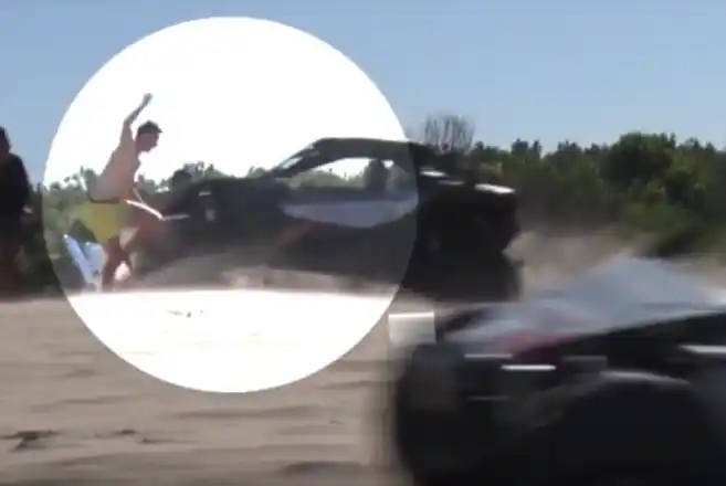 Video: Pese a la tragedia, la imprudencia es moneda corriente en la playa entre La Costa y Pinamar