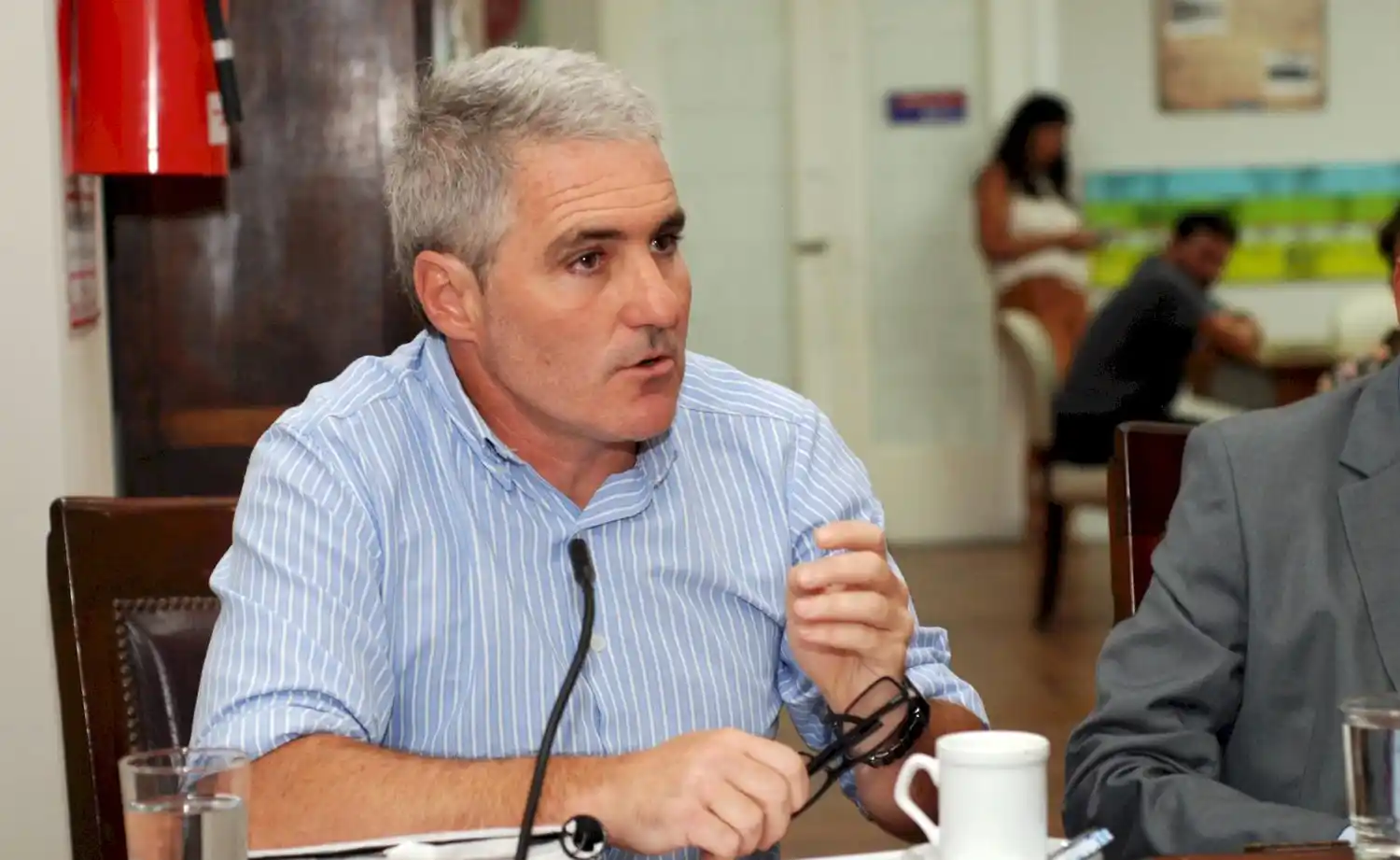 Gonzalo Diez. En la sesión del pasado viernes