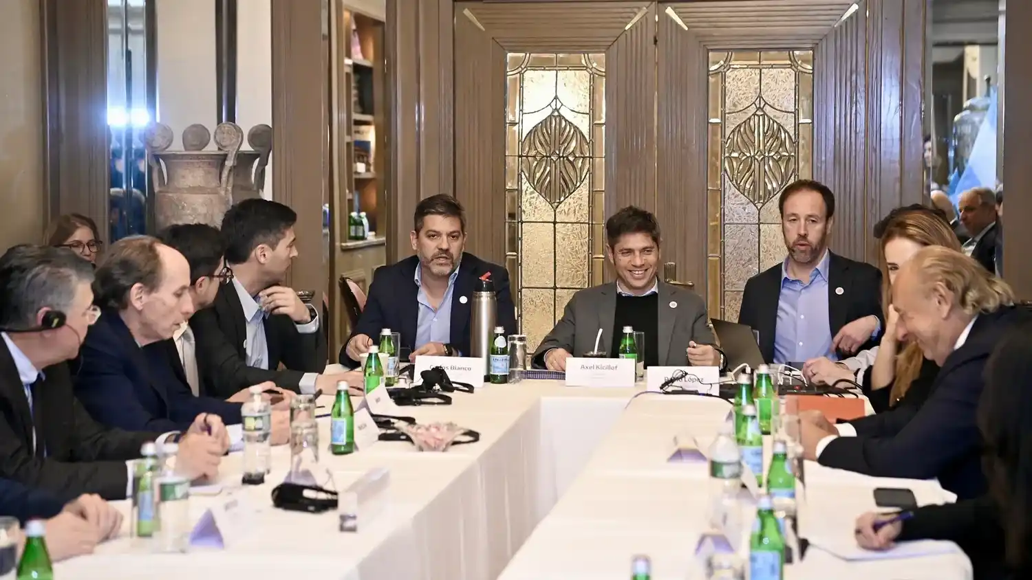 Axel Kicillof en New York