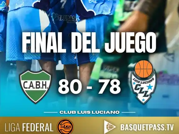 BH se hizo fuerte en casa y venció a Luciano