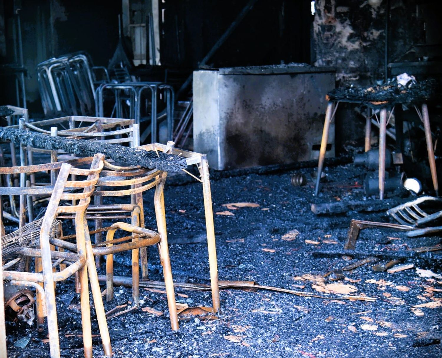 Bar de gamo incendio