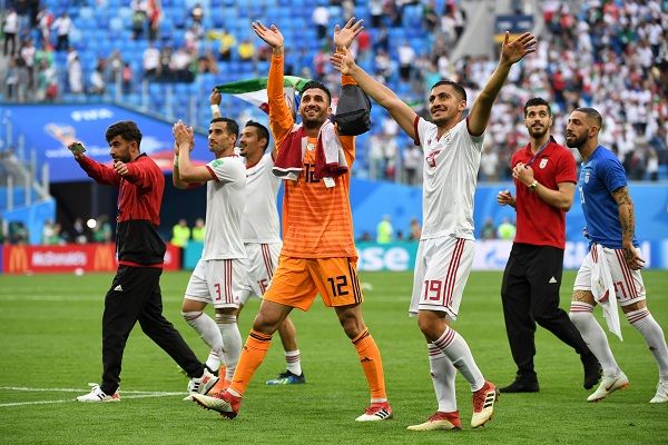Irán festejó en la pelota del final ante Marruecos