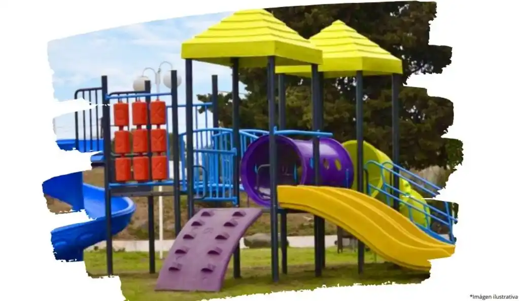 Importante inversión en juegos infantiles para espacios públicos