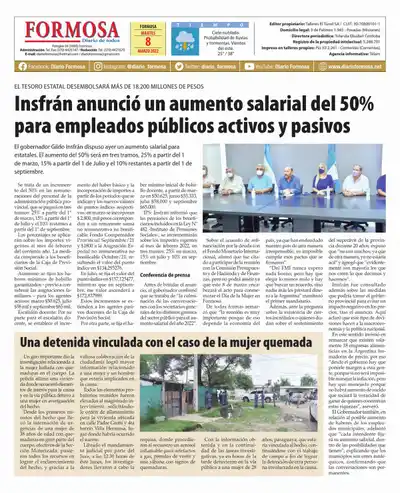 Tapa y Contratapa 8 de marzo de 2022