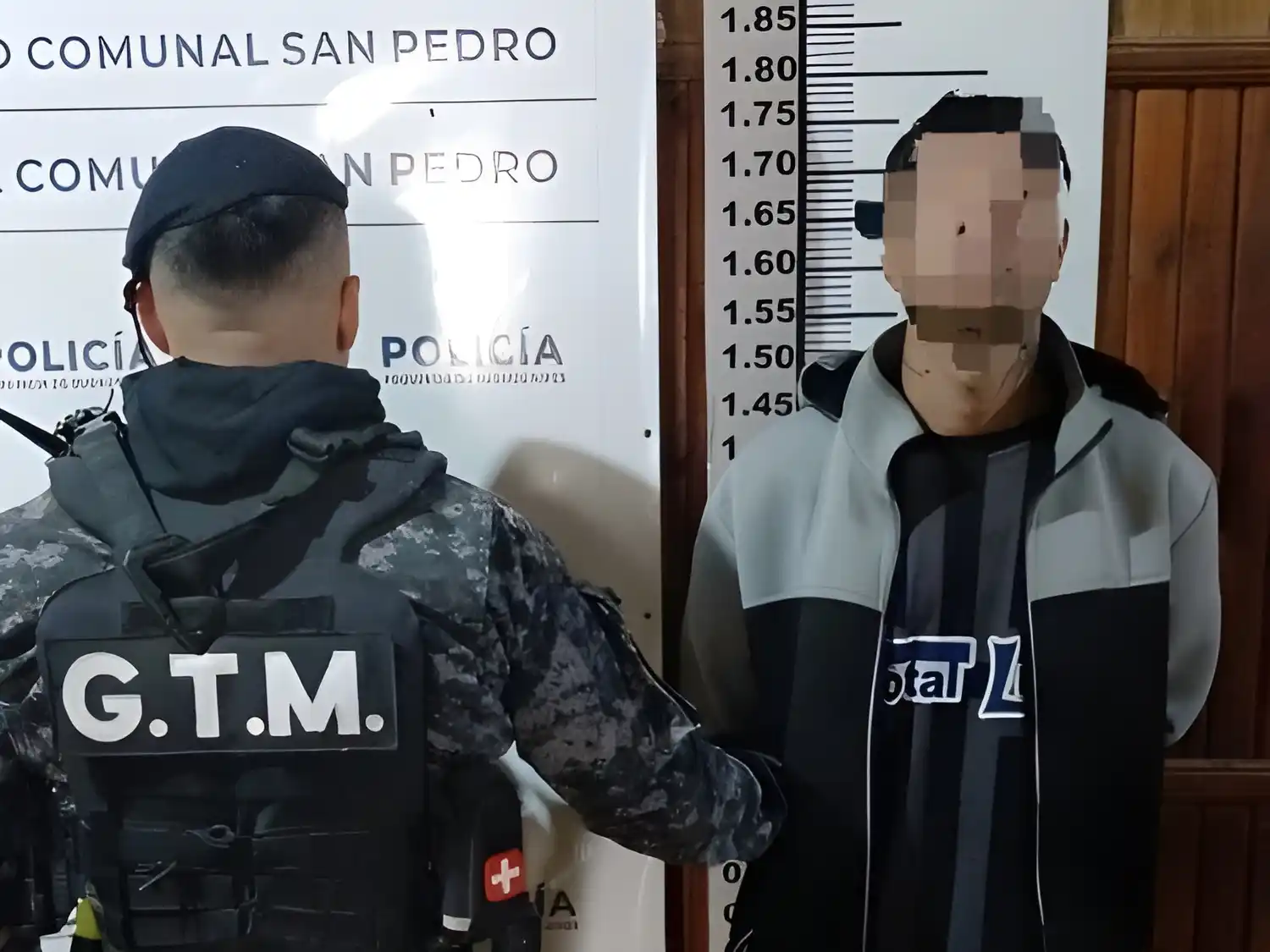 El joven fue trasladado a la Comisaría.