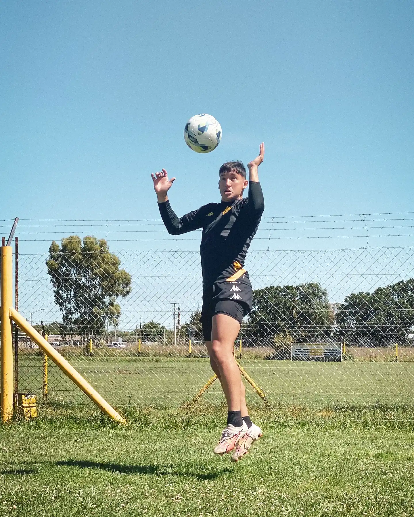 Santamarina tuvo su primer entrenamiento de la semana