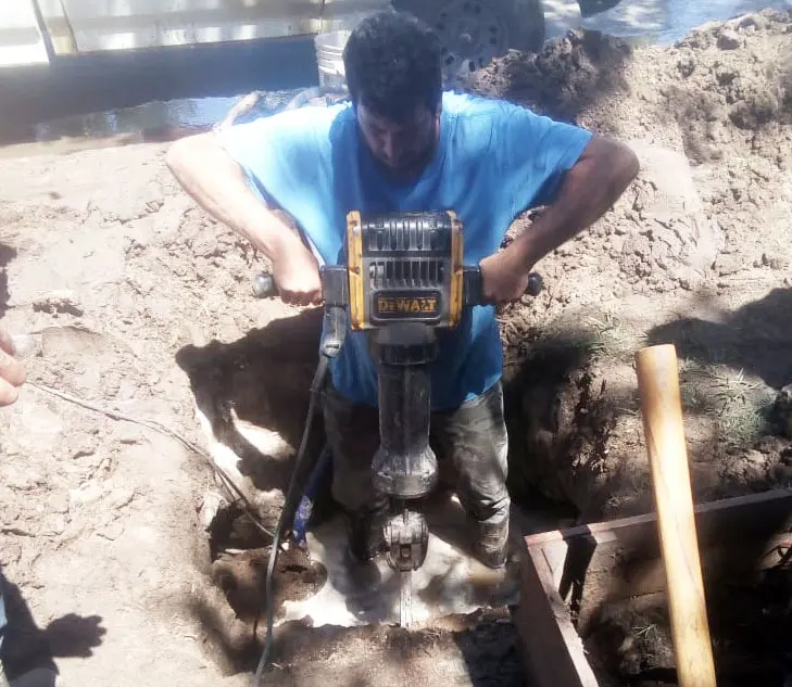 Arreglos en las pérdidas de agua