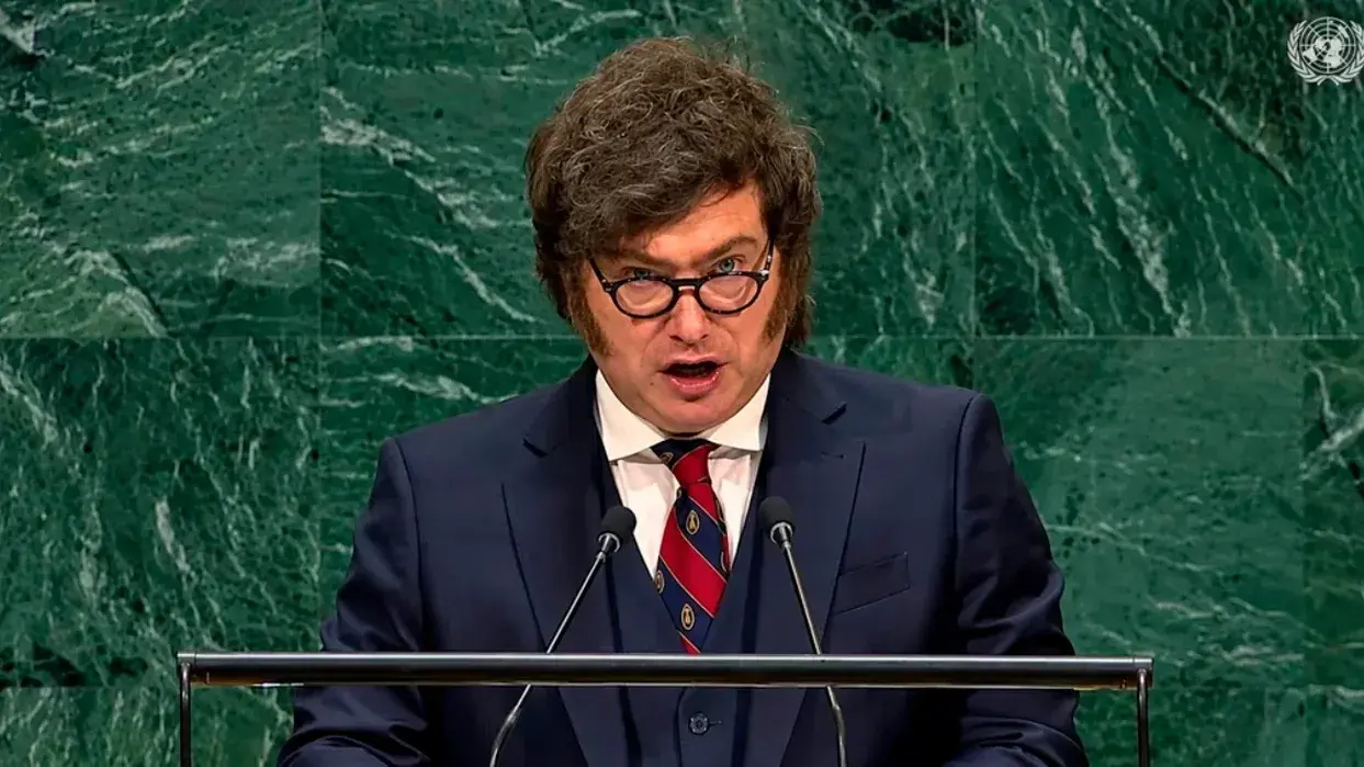 Javier Milei cuestionó la aplicación del principio de libre determinación.