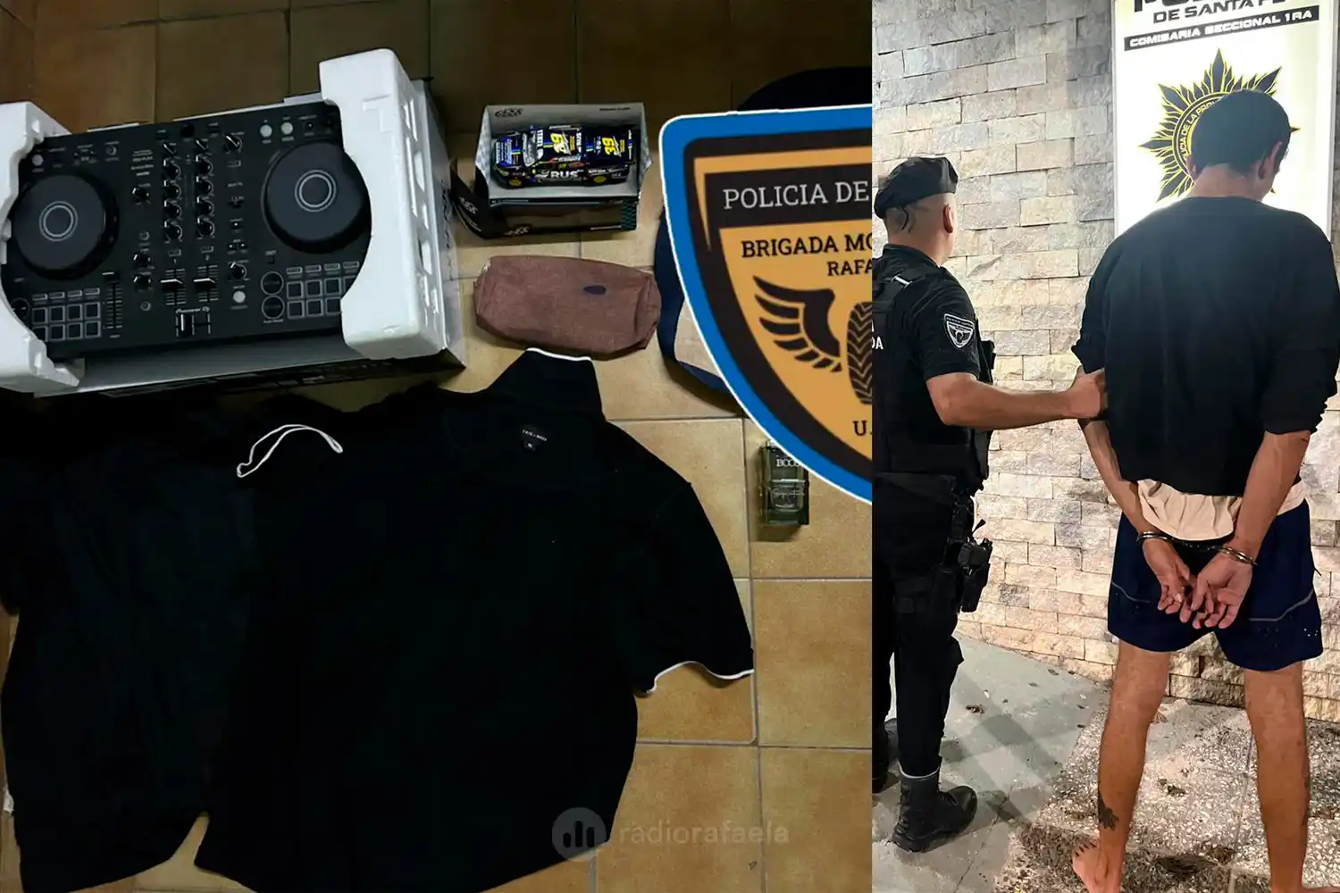 Escaló un edificio, robó una carísima consola de DJ y hasta la carne de la heladera y cayó preso