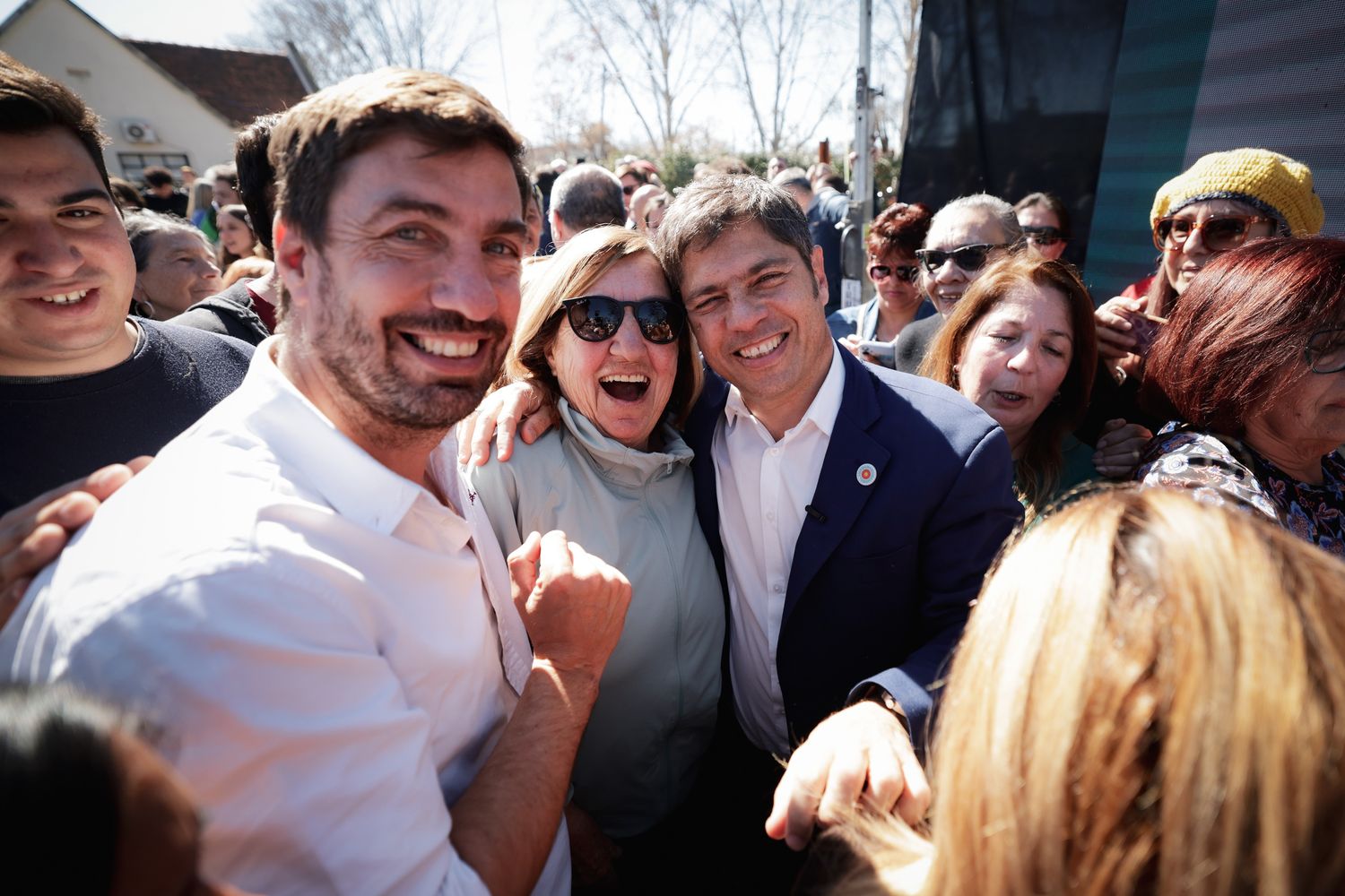 El gobernador compartió un encuentro con adultos mayores y el intendente de Mercedes