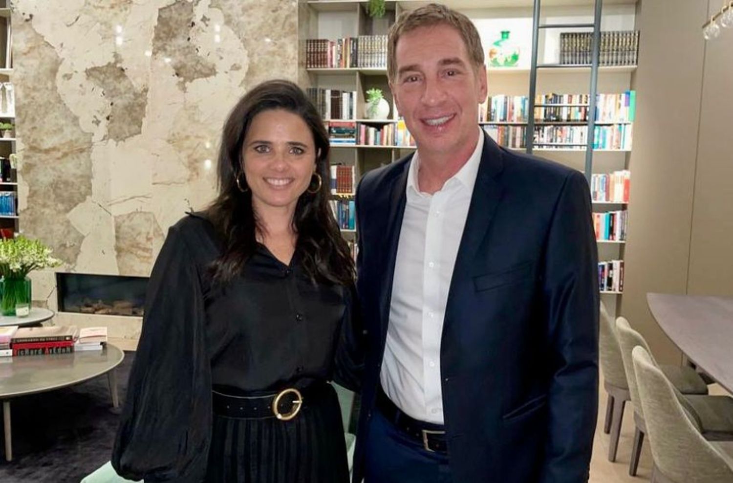 En Israel, Santilli propuso modernizar a la Policía Bonarerense