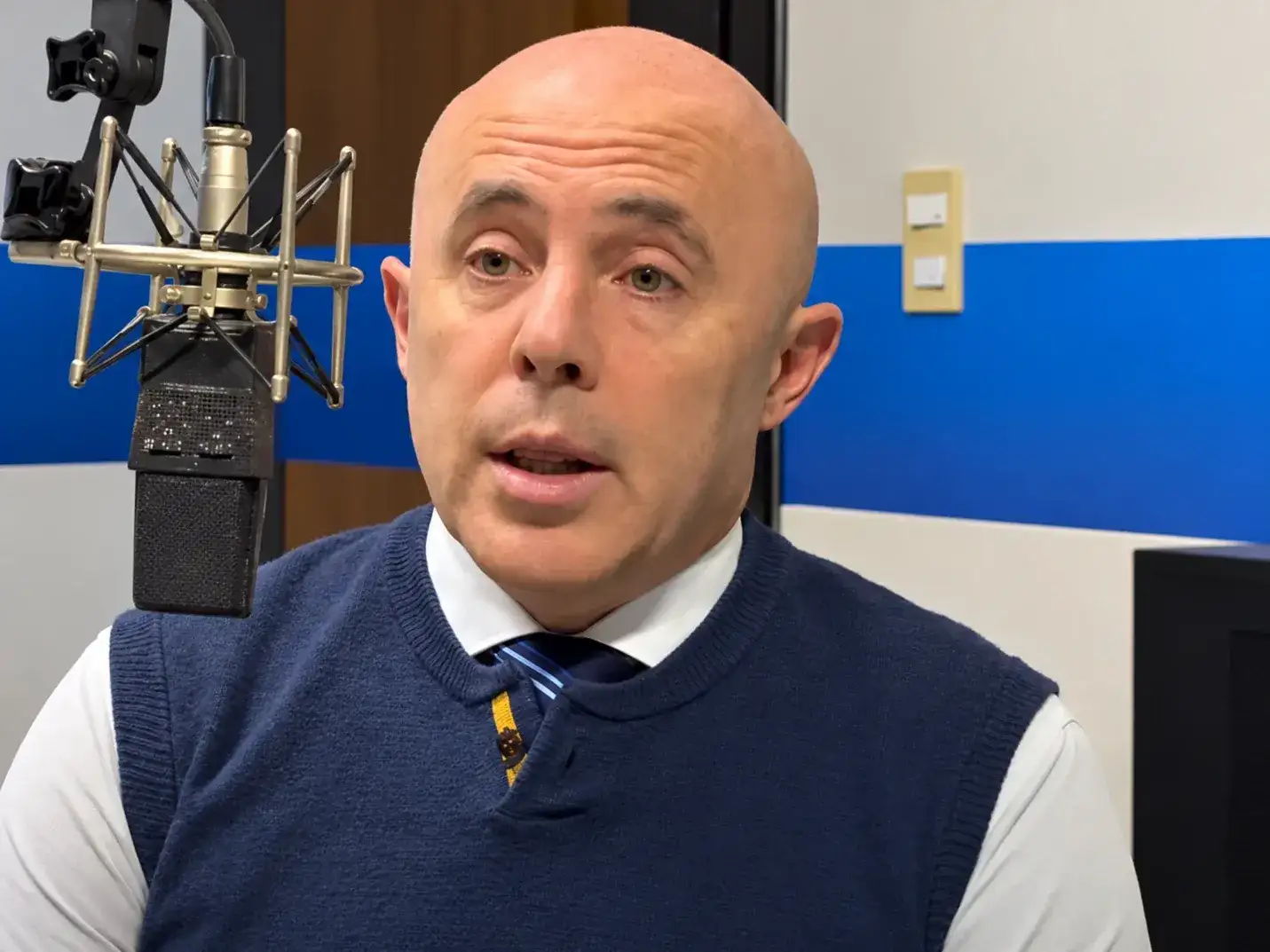 Juan Manuel Pettigiani en el piso de LU9: "Mar del Plata puede ser una ciudad segura"
