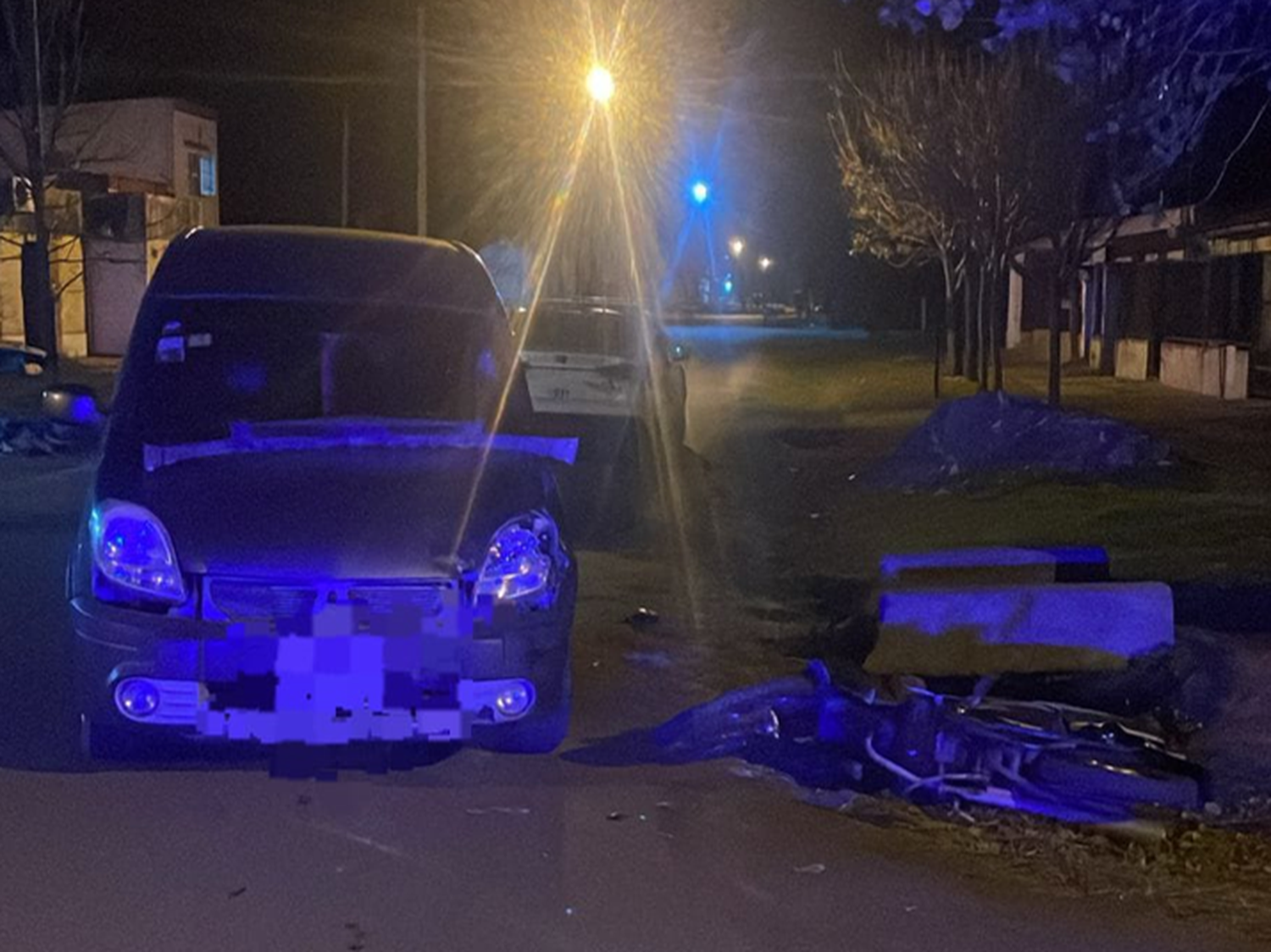 El accidente ocurrió durante la noche del viernes.