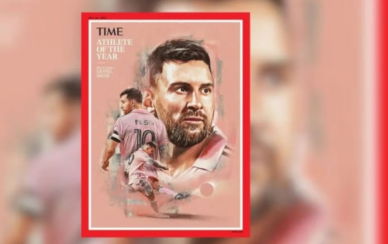 Sigue haciendo historia: Messi fue elegido como atleta del año por la revista Time