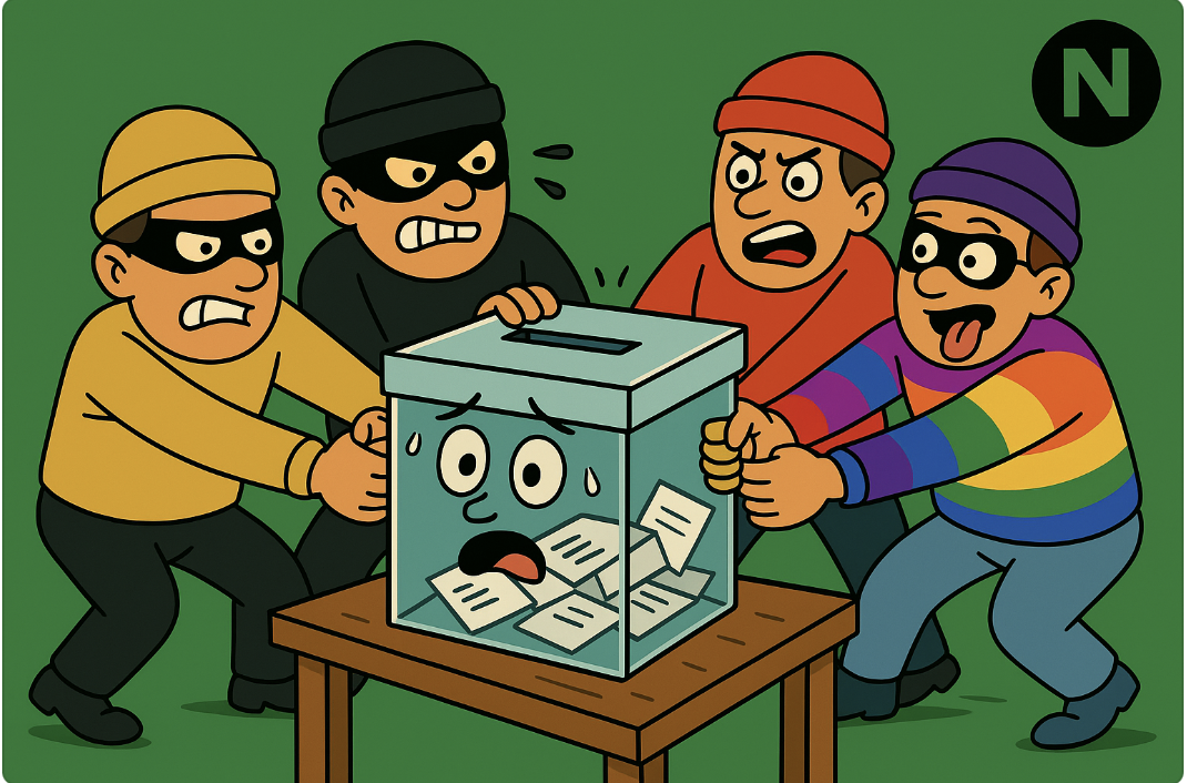 Ladrones. El sistema de voto, deficitario y sin solución.