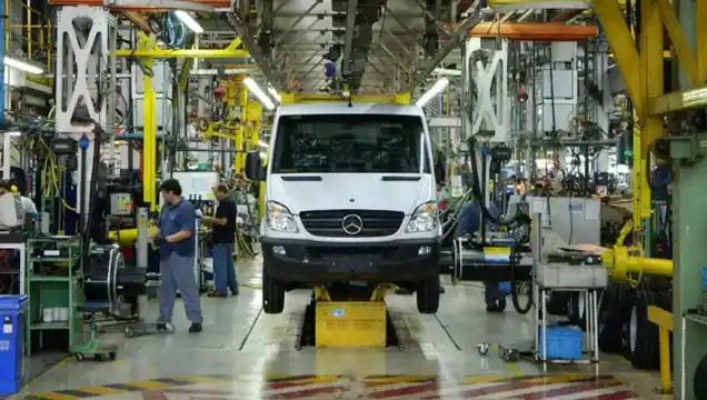 Planta de Mercedes Benz en La Matanza, donde se produce la Sprinter.