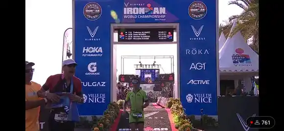 Federico Álvarez con una gran presentación en el Ironman