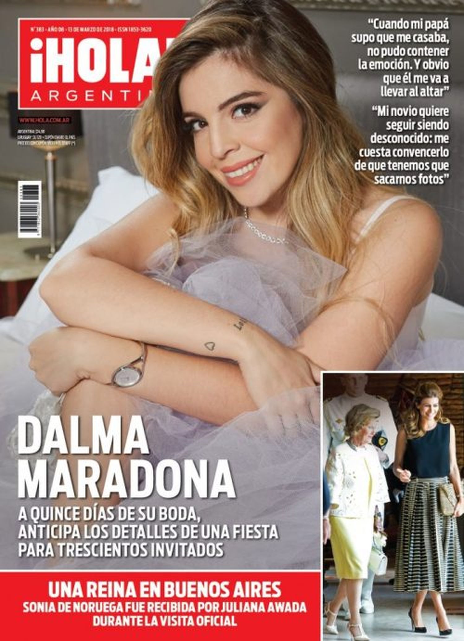 Dalma Maradona anticipa su boda en ¡Hola! Argentina