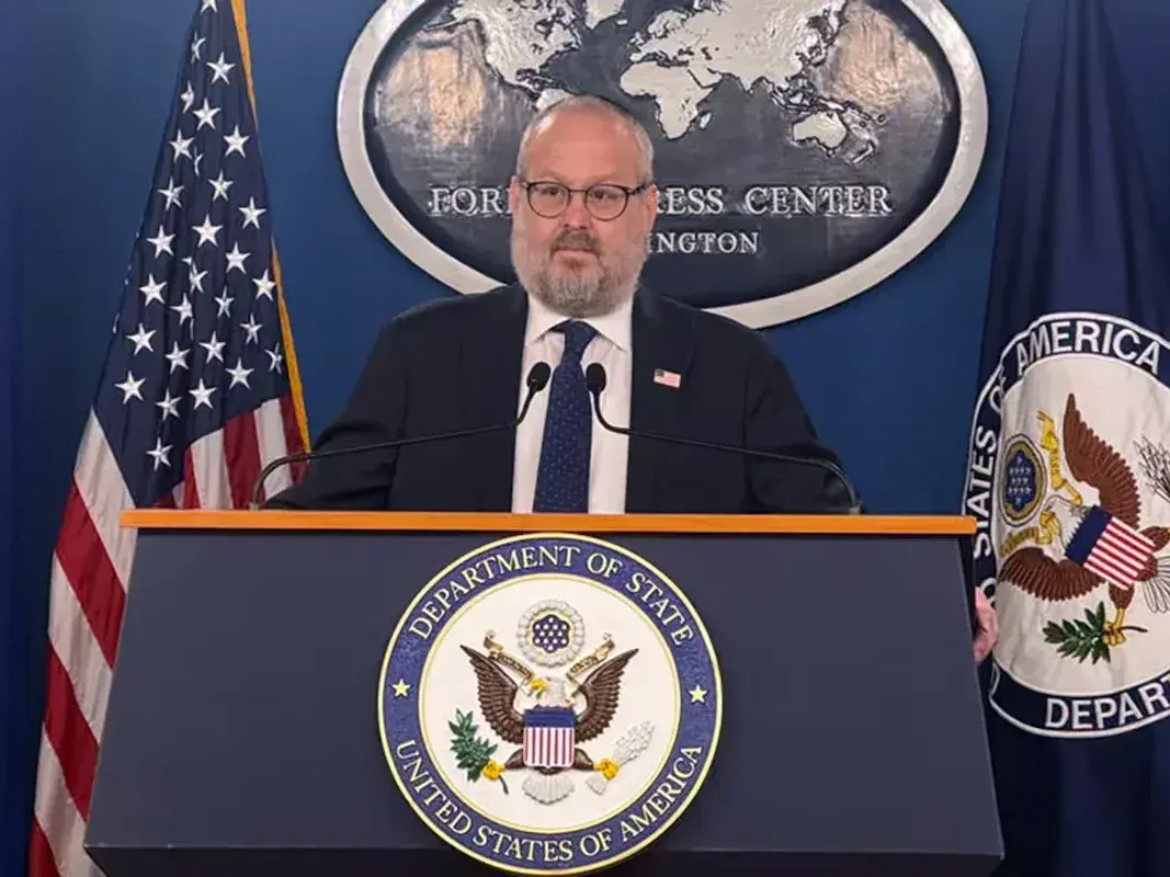 El rabino Yehuda Kaploun, enviado especial de Estados Unidos para monitorear y combatir el antisemitismo, en Washington