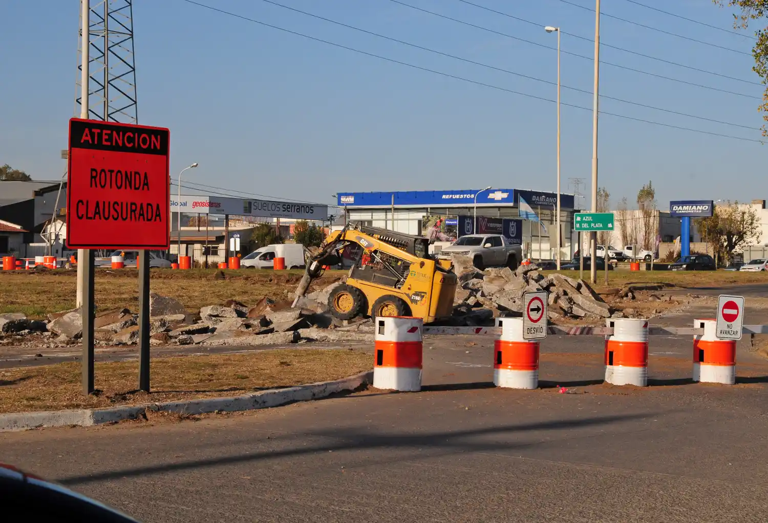 Las obras en la Ruta 226 entorpecen el tránsito diario de más de 40 mil vehículos