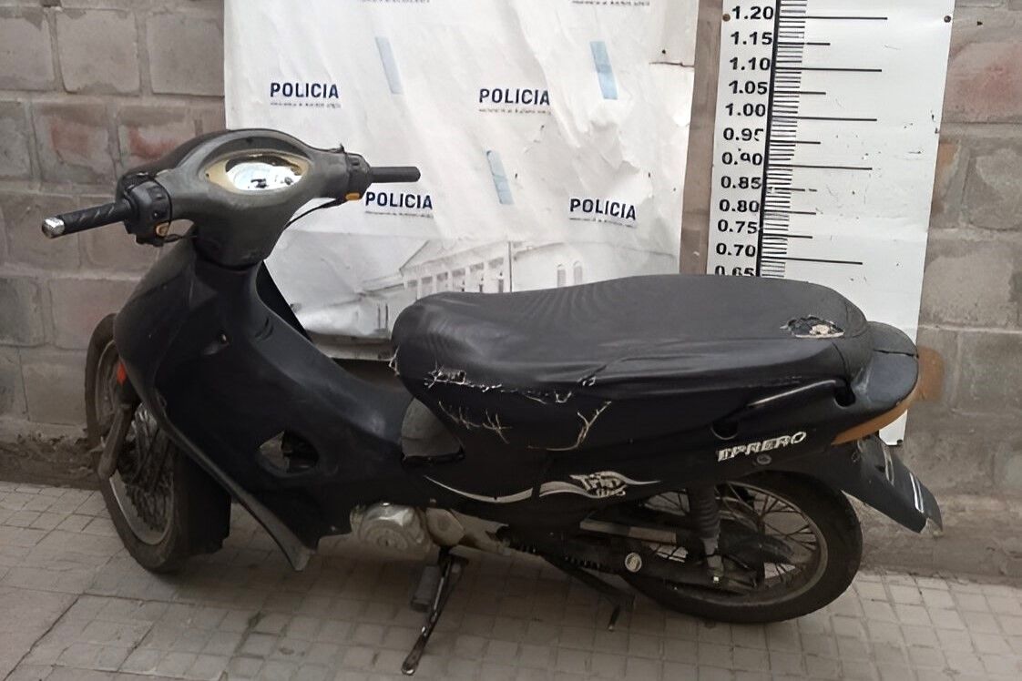 La moto fue identificada como la utilizada para cometer el delito.