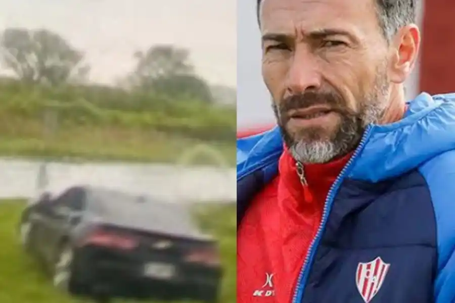 El "Kily" González, DT de Unión, sufrió un accidente con su auto viajando a Rosario