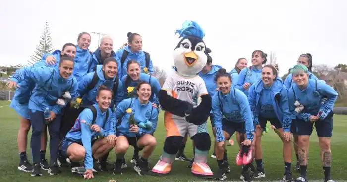 La selección Argentina entrenó con el  equipo completo en Auckland