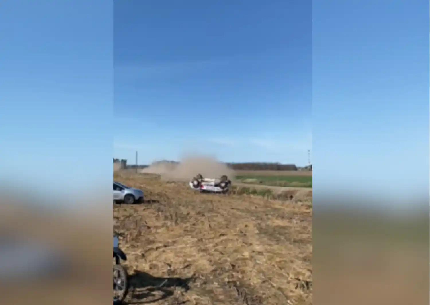 Rally Federal: vuelco con suerte