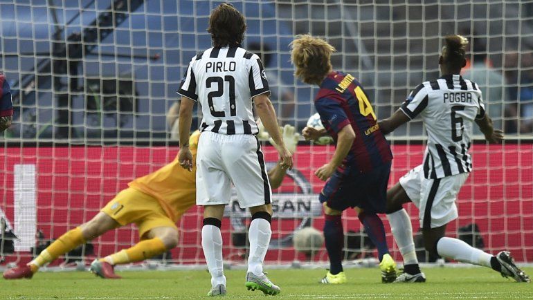 Con un gol desde el arranque, el Barcelona le gana a la Juventus en la final de la Champions League