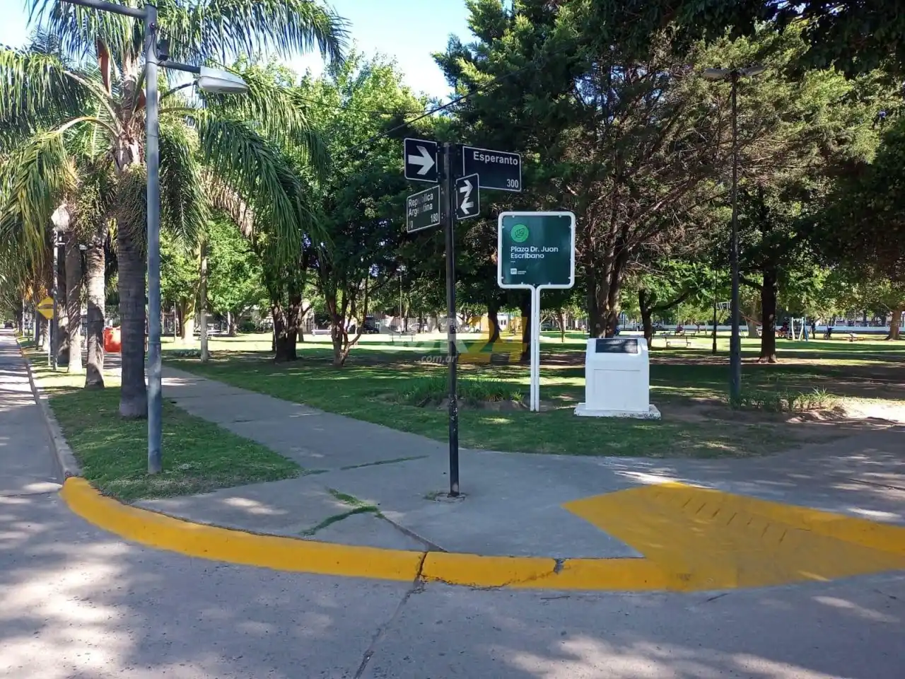 Vecinos del Provincias Unidas, agradecidos por iluminación led y mejoras en plaza Escribano