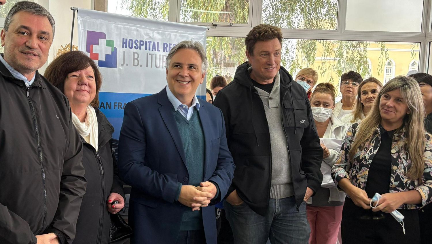 Llaryora trajo más inversión al Hospital Iturraspe.