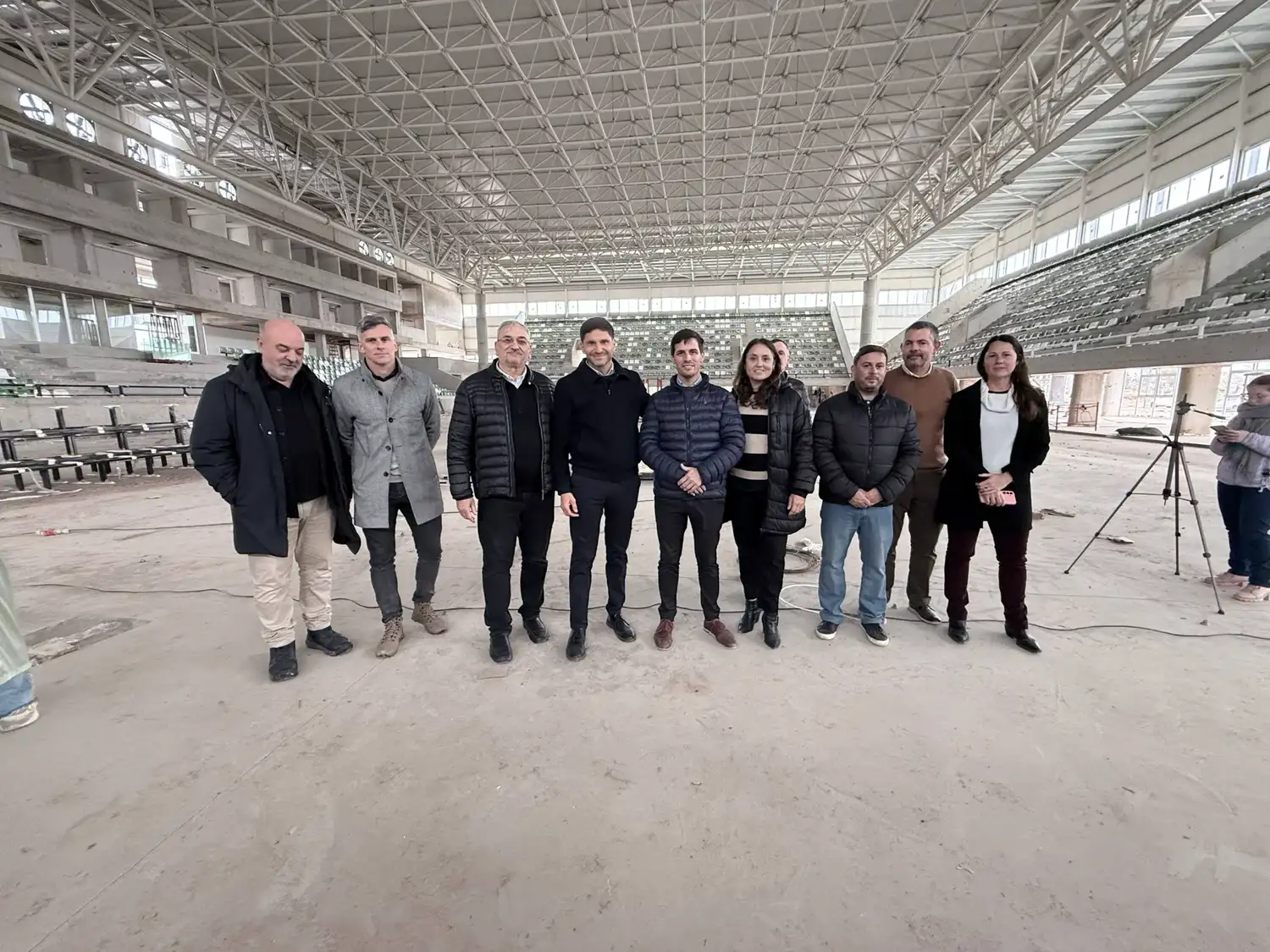 Pullaro recorrió las obras de los Juegos Suramericanos en Rafaela y destacó el legado que dejarán para la ciudad