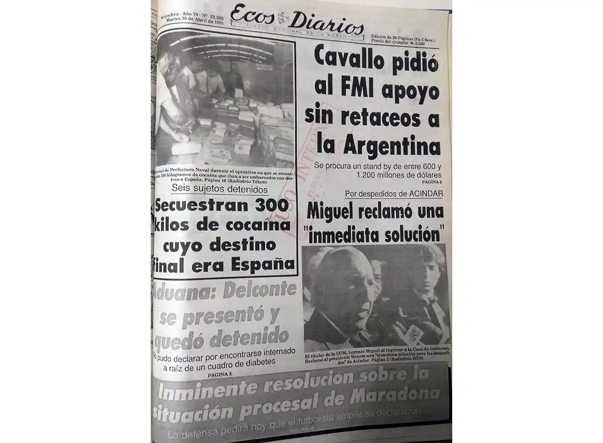 Martes 30 de abril de 1991