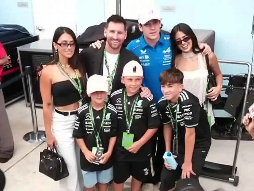 En medio de la expectativa por el Gran Premio de Miami, Lionel Messi volvió a ser protagonista fuera de la cancha.