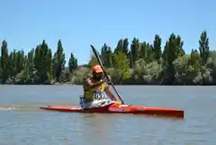 Zabaleta participó de la clásica Regata del Río Negro