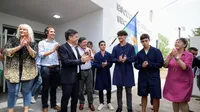 Kicillof reivindicó la "expansión de la infraestructura escolar" en su gestión