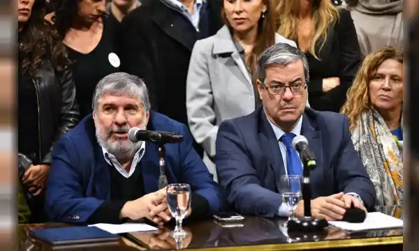 Senadores y diputados de UxP. Foto NA (Juan Vargas).
