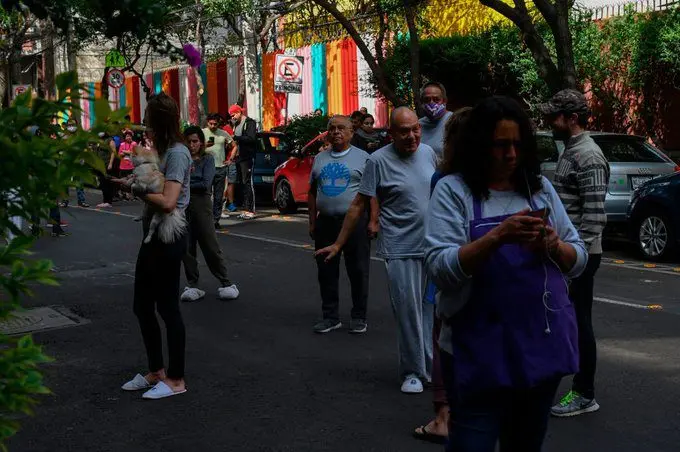 Los videos más impactantes del terremoto de 7.5 que sacudió a México este martes