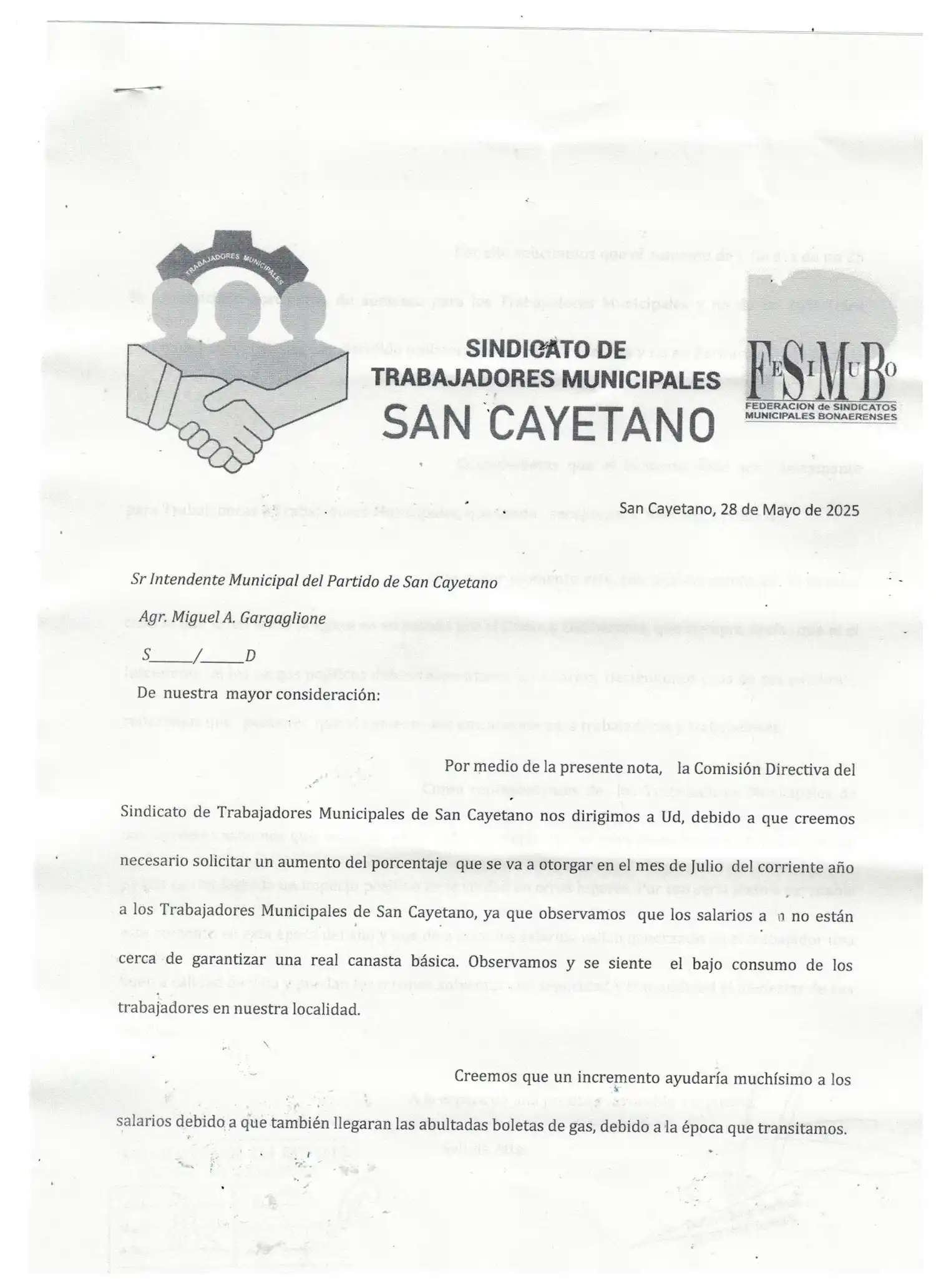 Municipales de San Cayetano