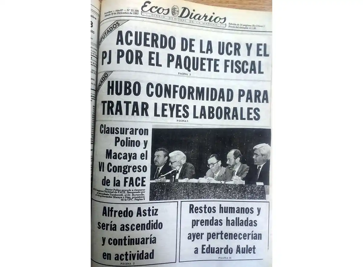 Sábado 19 de diciembre de 1987